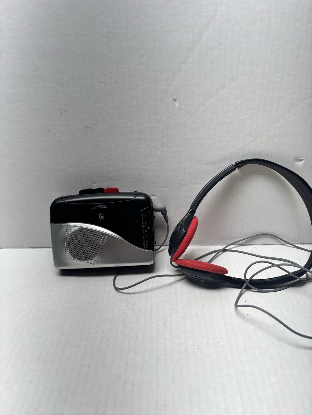 GPX Portable Cassette Player with Headphones